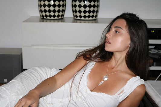 Pearl & Leaf Necklace