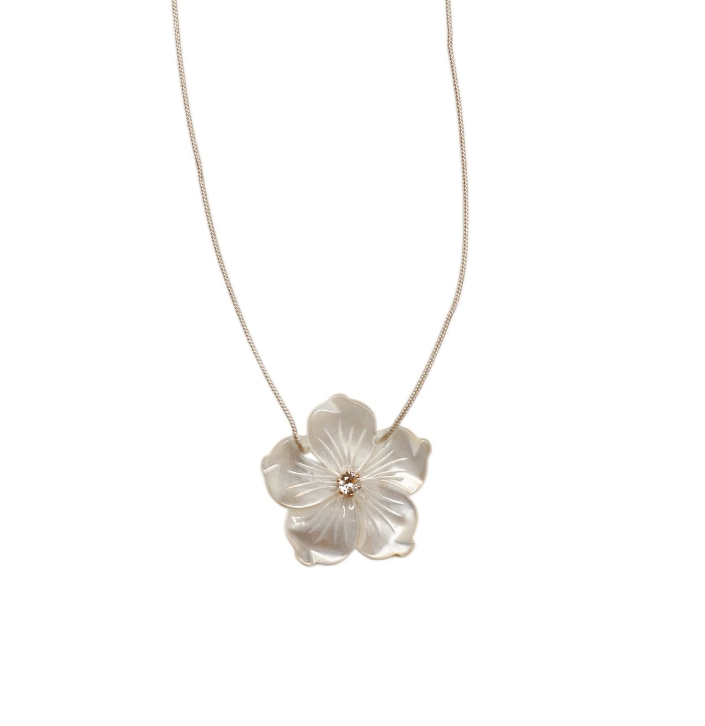 Flower Cord Necklace
