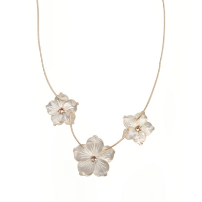 Triple-Flower Necklace
